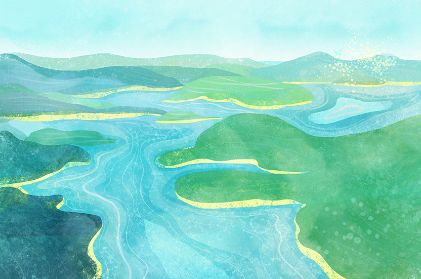 一組風(fēng)景插畫欣賞