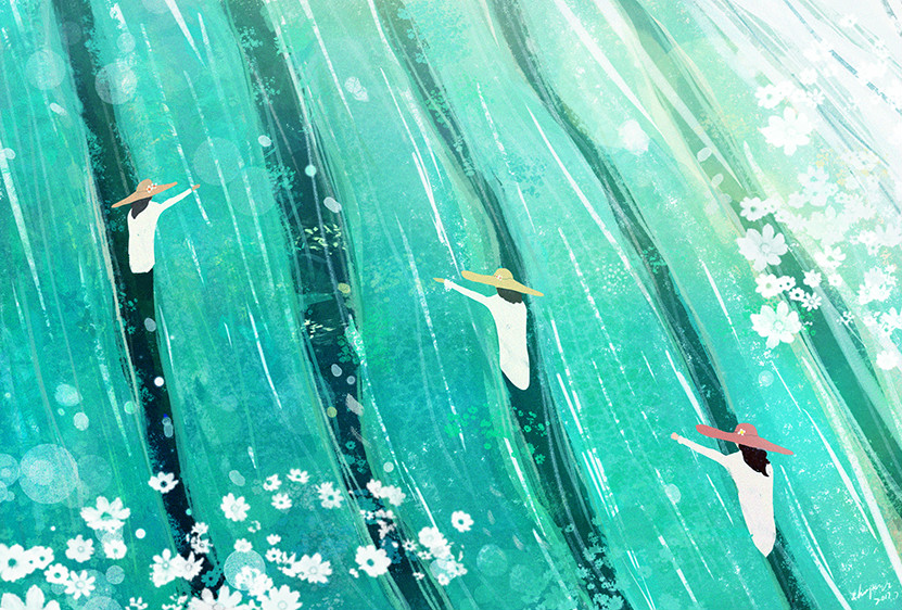 一組風(fēng)景插畫欣賞