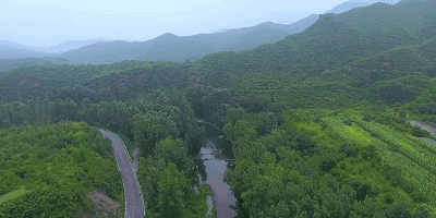 北京延慶畫框里，置身一幅山水長卷妙不可言