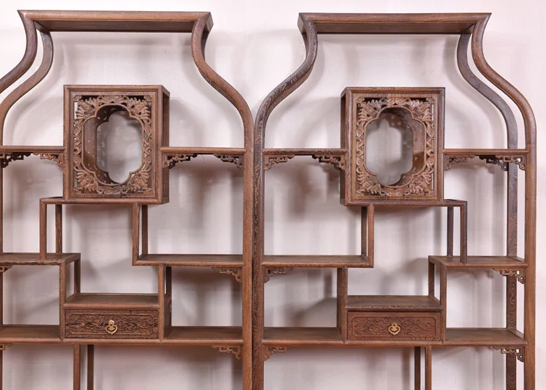 紅木家具博古架，中式實(shí)木古董架