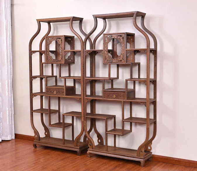紅木家具博古架，中式實(shí)木古董架