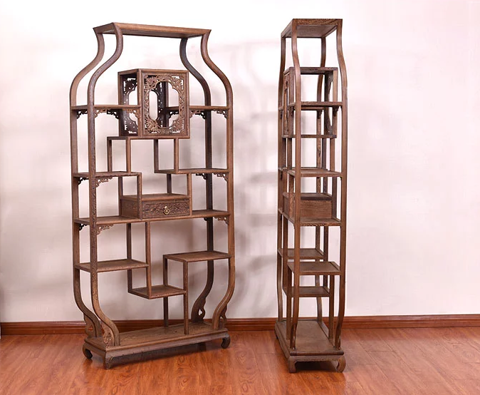 紅木家具博古架，中式實(shí)木古董架