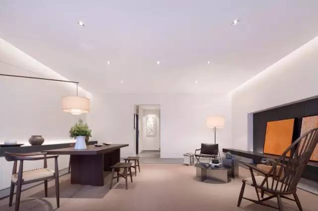 新中式別墅裝修設(shè)計，鄭州美景東望別墅