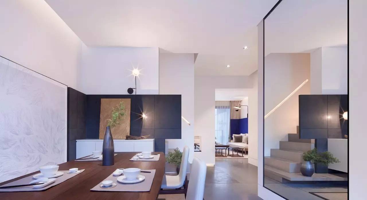 新中式別墅裝修設(shè)計，鄭州美景東望別墅