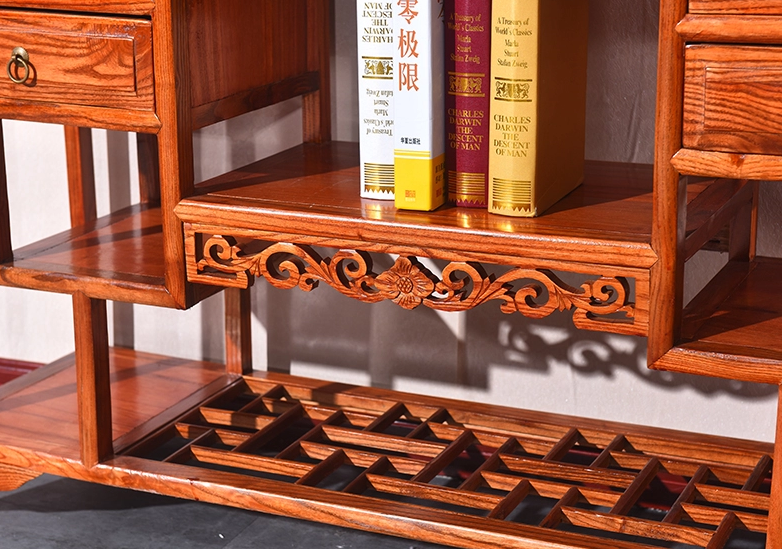 明清古典實木博古架，中式博古架隔斷