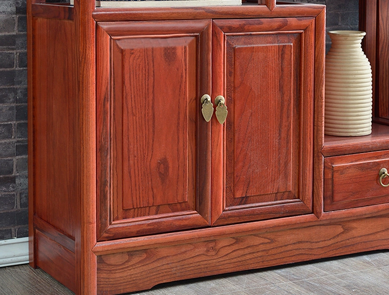 明清古典家具，實(shí)木南榆木中式博古架