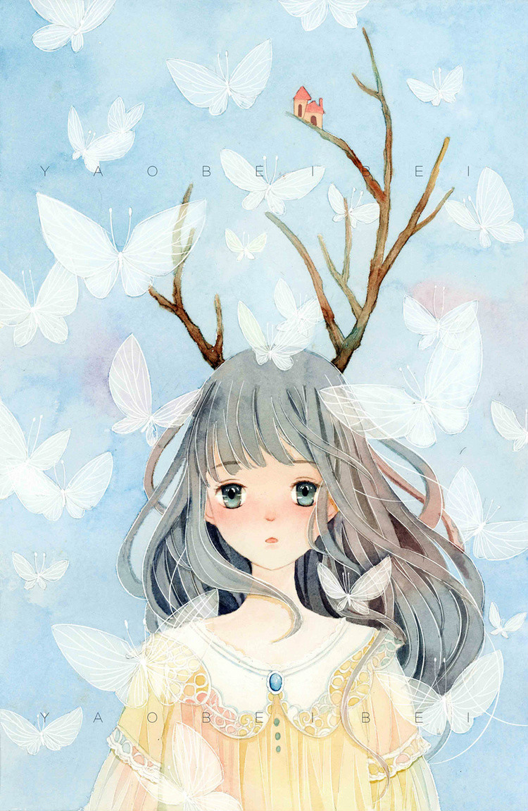 滿滿都是少女心·插畫欣賞