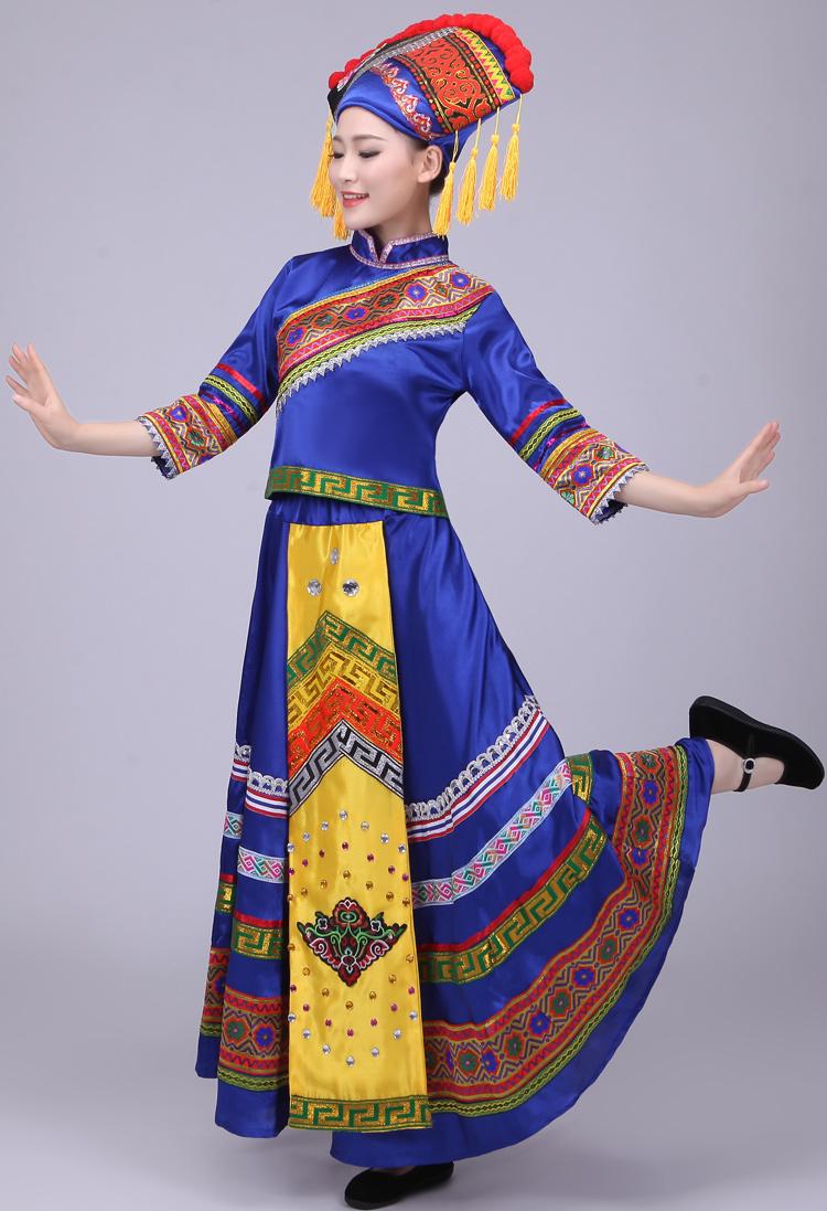 廣西壯族舞蹈民族服裝，苗族少數(shù)民族服裝圖片