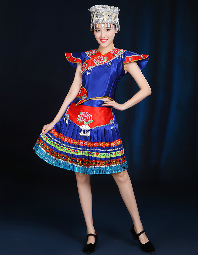 新款苗族民族服飾，云南少數(shù)民族服裝