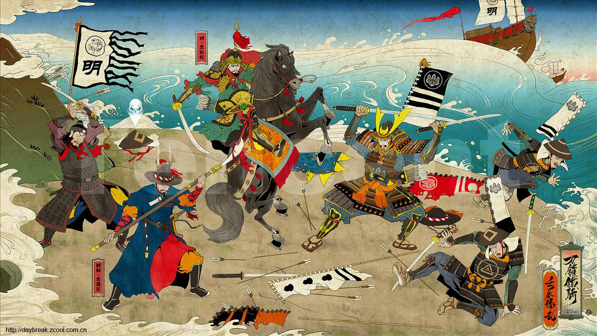 《刀鋒鐵騎》長卷，精美插畫