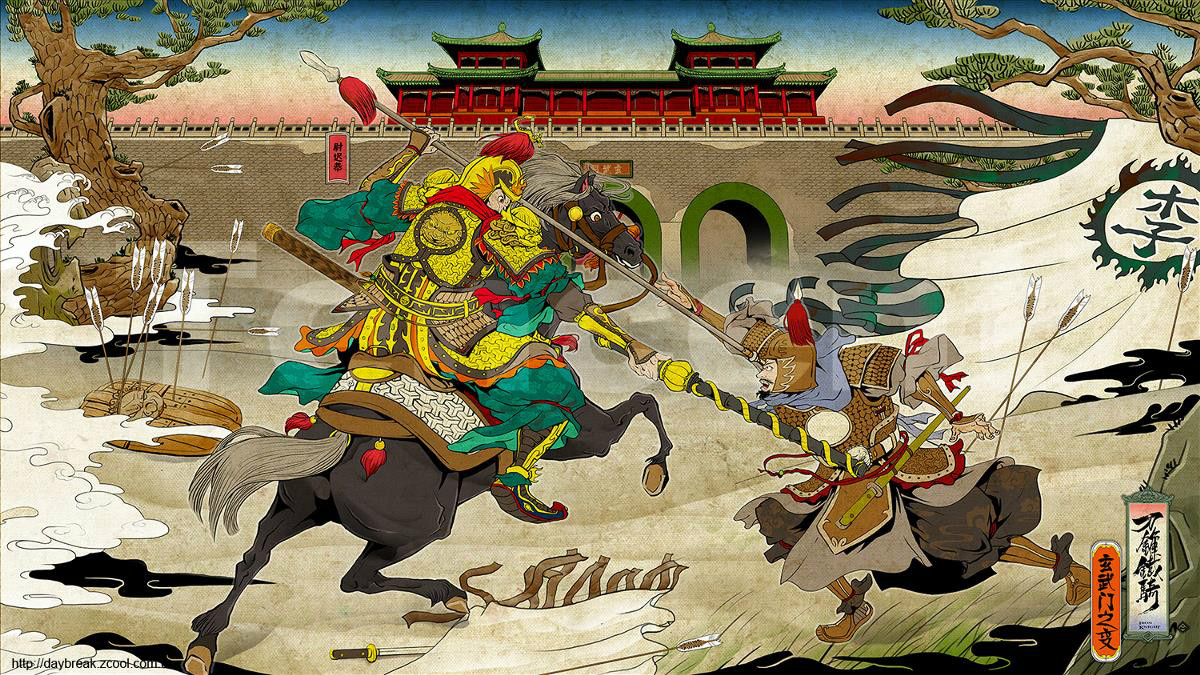 《刀鋒鐵騎》長卷，精美插畫