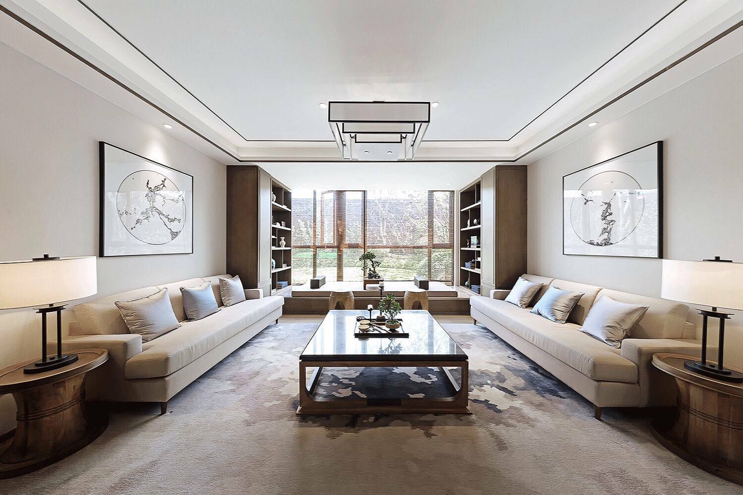 裝修設(shè)計：新中式客廳最有范的待客之道！