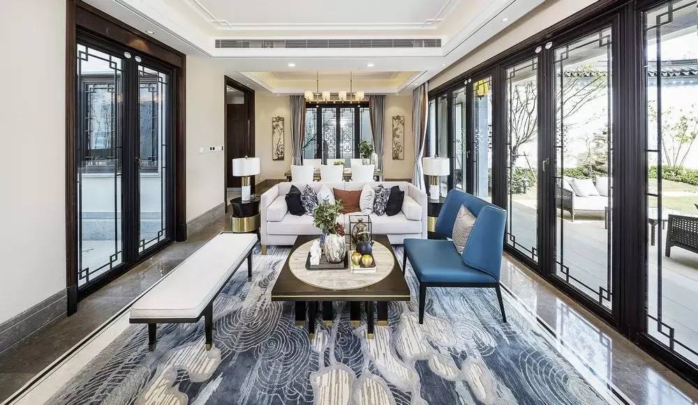 裝修設(shè)計：新中式客廳最有范的待客之道！