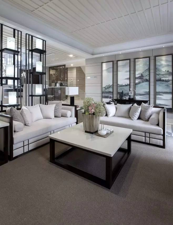 裝修設(shè)計(jì)：新中式客廳最有范的待客之道！