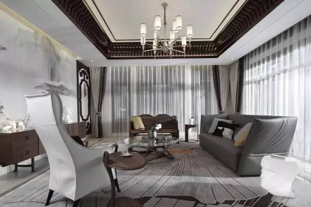 裝修設(shè)計(jì)：新中式客廳最有范的待客之道！