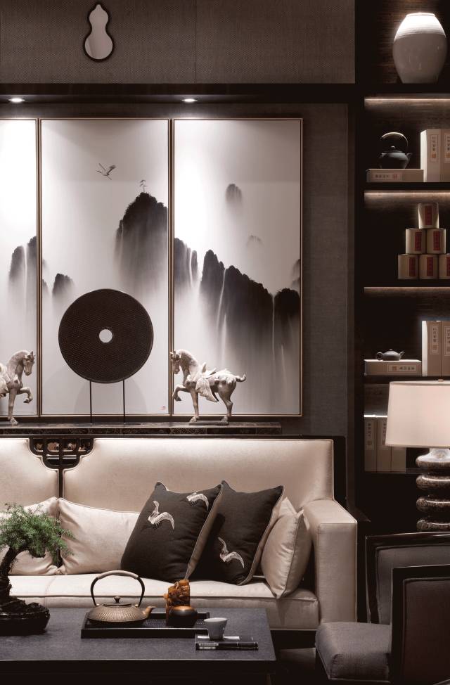 裝修設(shè)計(jì)：新中式客廳最有范的待客之道！