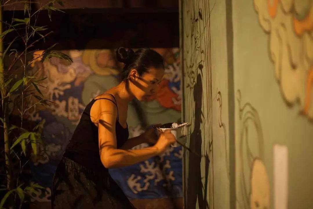 中國古代神話色彩的壁畫作品