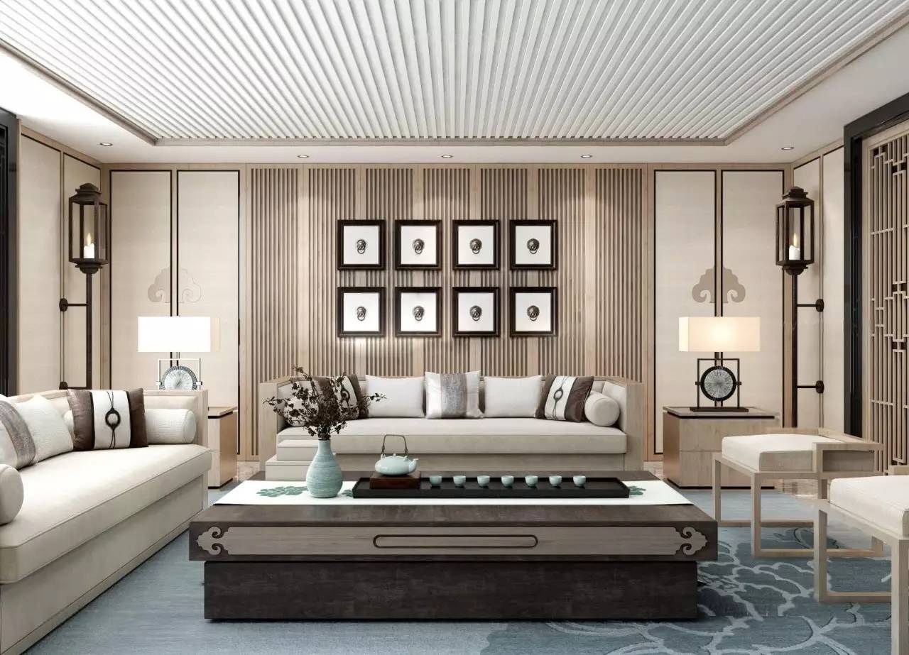 沙發(fā)墻裝修設(shè)計(jì)，最美不過(guò)新中式