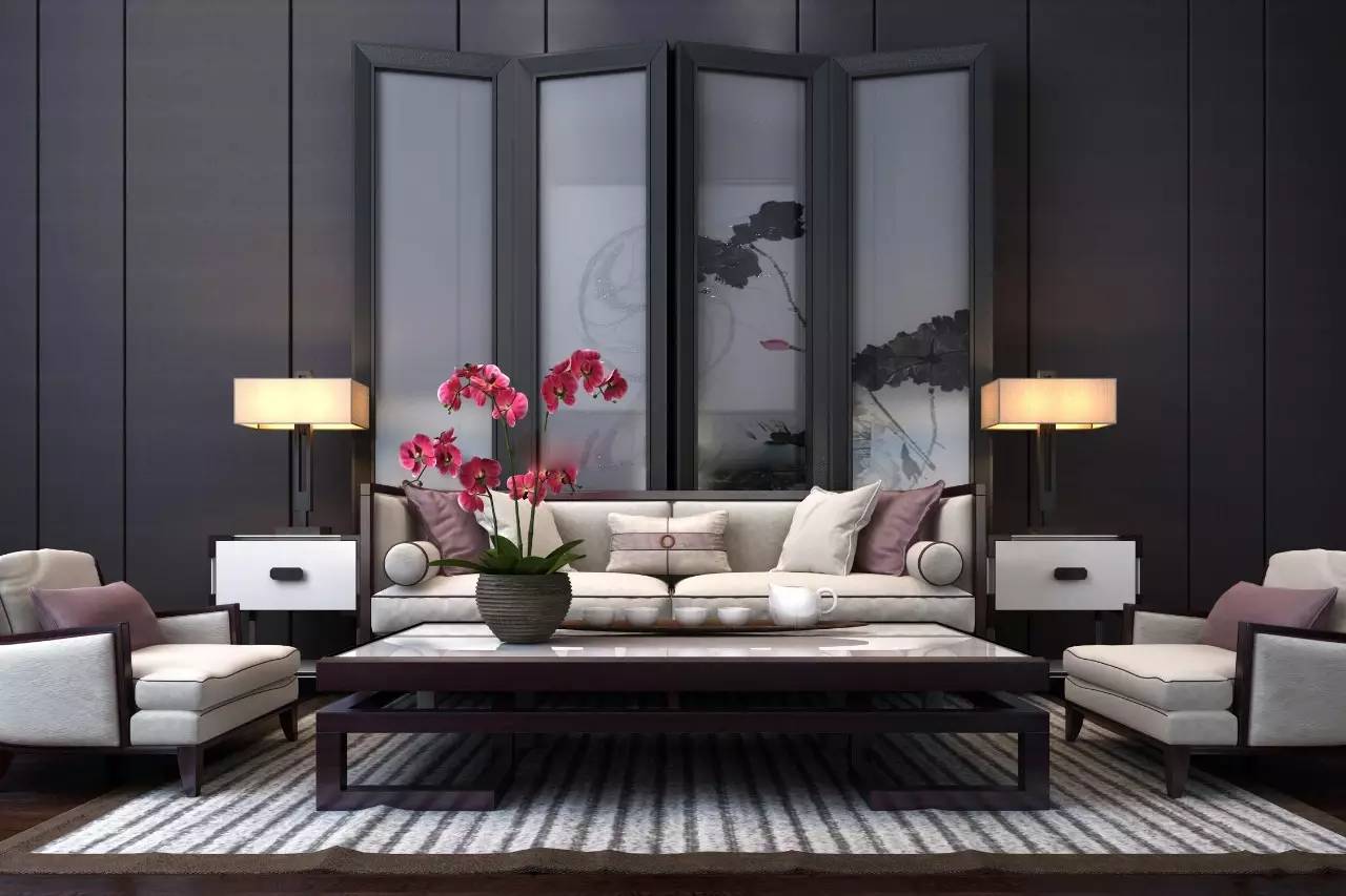 沙發(fā)墻裝修設(shè)計(jì)，最美不過(guò)新中式