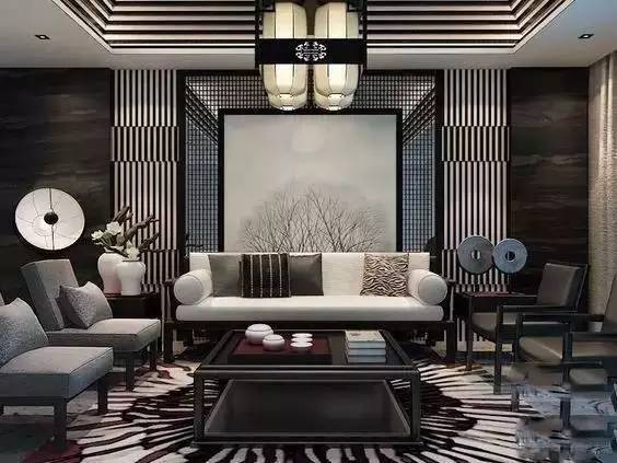 沙發(fā)墻裝修設(shè)計(jì)，最美不過(guò)新中式