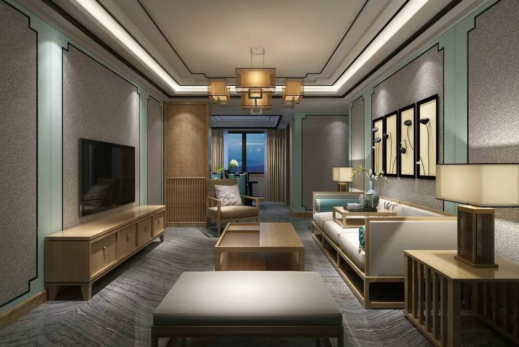 沙發(fā)墻裝修設(shè)計(jì)，最美不過(guò)新中式