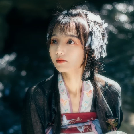 家佳樂文學清新可愛唯美古風女子頭像