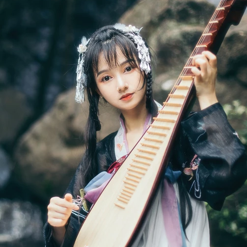 家佳樂文學清新可愛唯美古風女子頭像