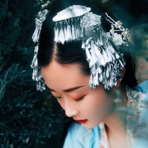 家佳樂(lè)文學(xué)清新花朵唯美古風(fēng)女子頭像