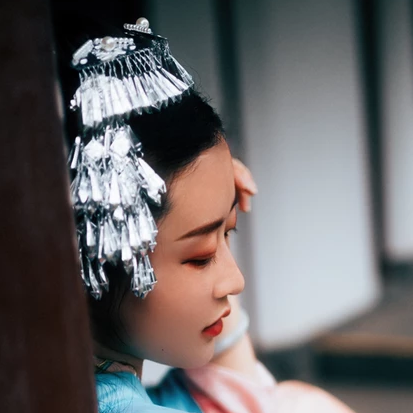 家佳樂(lè)文學(xué)清新花朵唯美古風(fēng)女子頭像