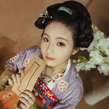 鄰家小女時尚家佳樂文學唯美古風女子頭像