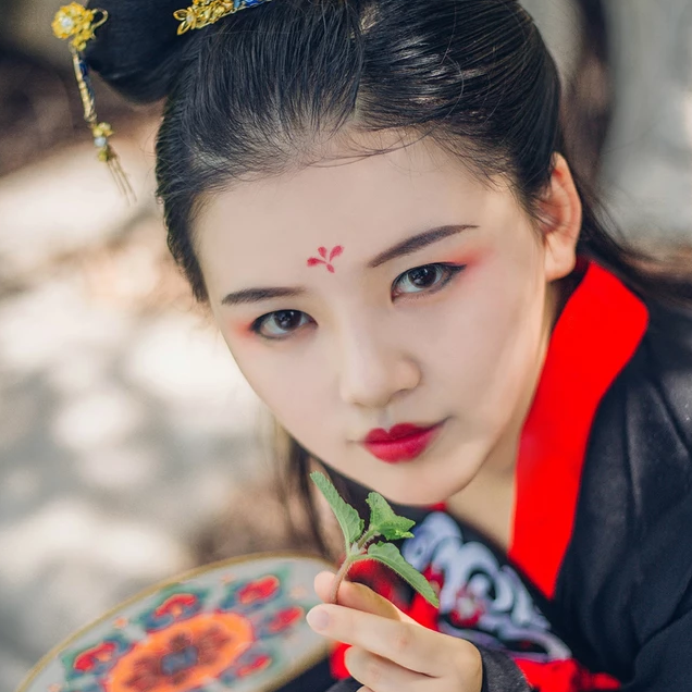 清新家佳樂(lè)文學(xué)唯美古風(fēng)少女真人頭像