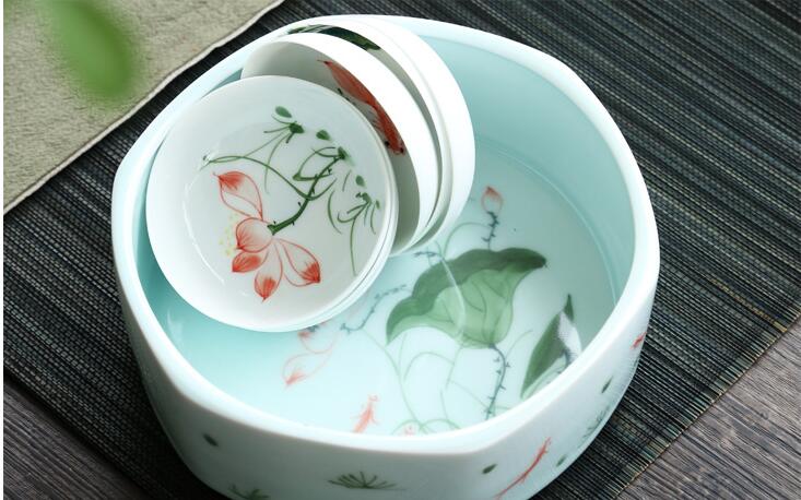 水盂茶洗，洗人間氛垢矣