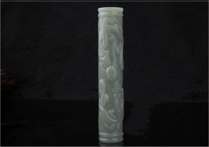 和田玉鎮(zhèn)紙，玉不雕不成器