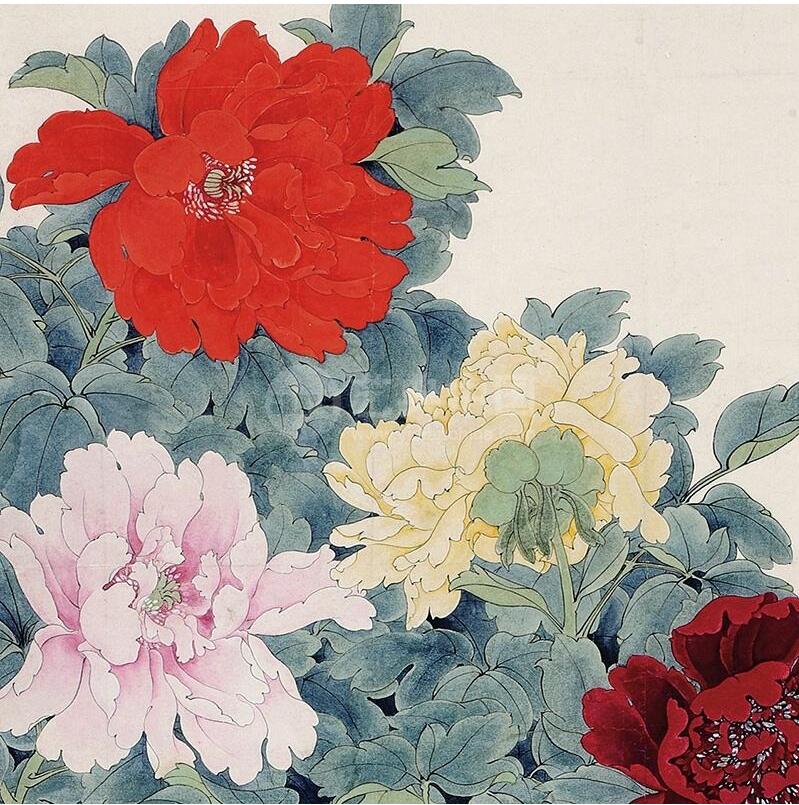 于非闇牡丹作品欣賞，獨(dú)占人間第一香