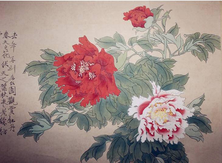 于非闇牡丹作品欣賞，獨(dú)占人間第一香