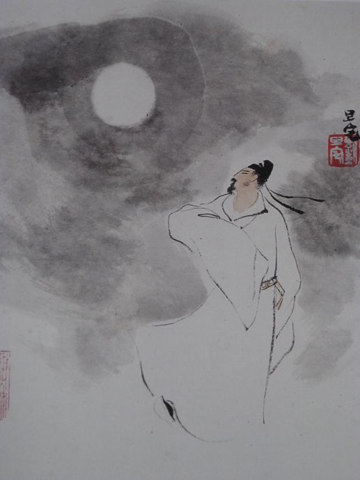 十二詩(shī)人畫(huà)像冊(cè)，劉旦宅是最清秀俊逸的畫(huà)家