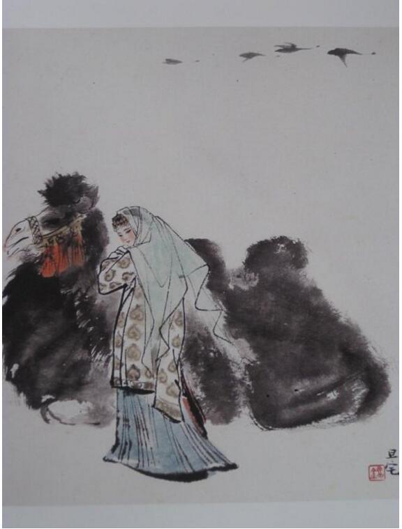 十二詩(shī)人畫(huà)像冊(cè)，劉旦宅是最清秀俊逸的畫(huà)家