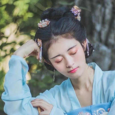 家佳樂文學清風唯美古風女生真人頭像