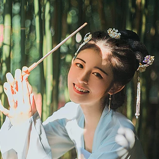 家佳樂文學清風唯美古風女生真人頭像