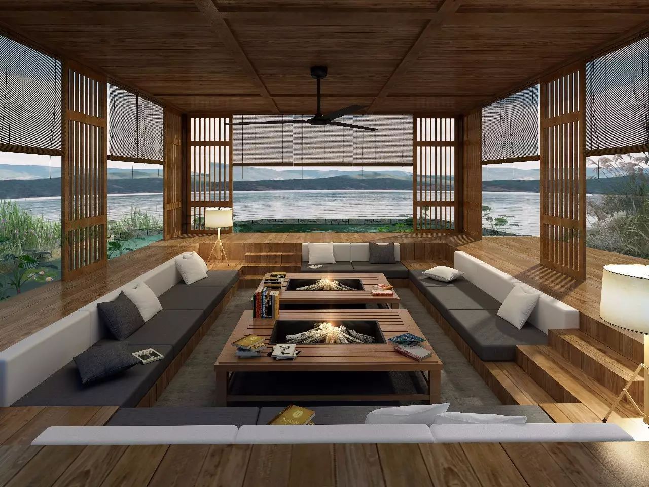 麗水·浮光，浮光指路茶香入夢蓋一間湖畔大學(xué)