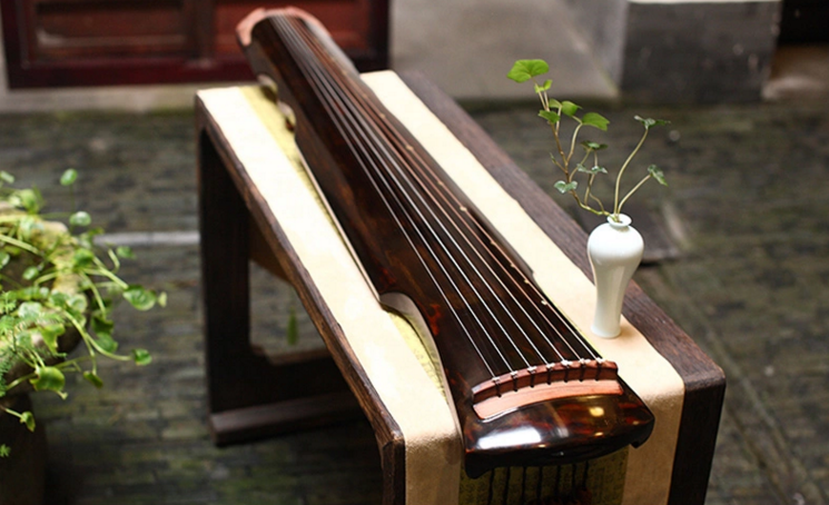 伏羲式古琴，時尚古典家佳樂文學民族樂器