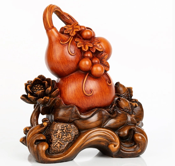 招財葫蘆工藝品，手工復古葫蘆擺件