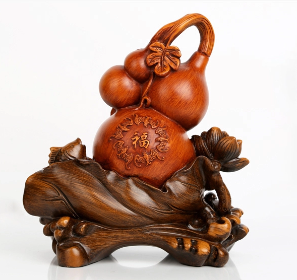 招財葫蘆工藝品，手工復古葫蘆擺件