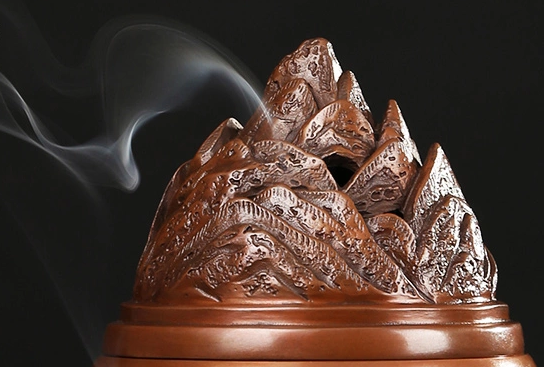 紫銅博山香爐，仿古純銅香爐