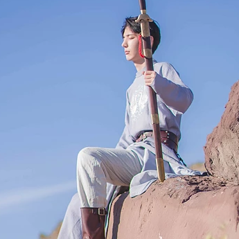 霸氣俠客行頭像，唯美古風(fēng)真人男生頭像