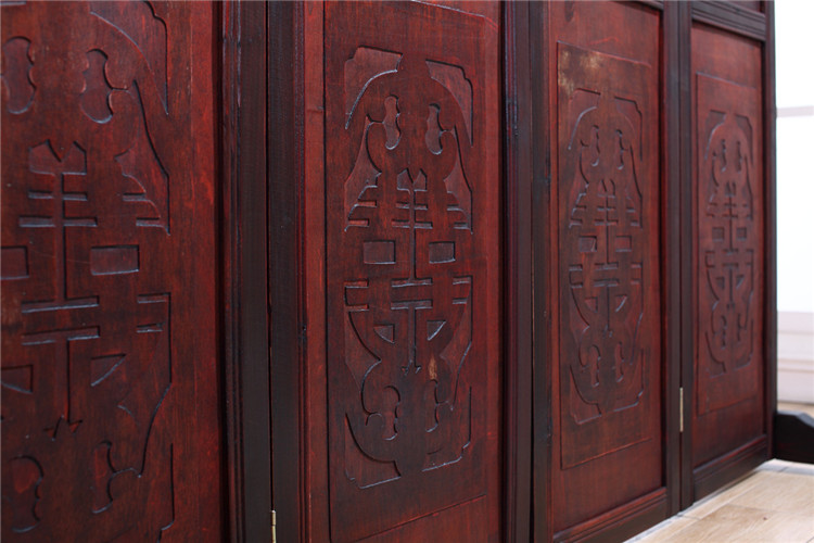 仿古實木屏風隔斷，精美中式屏風