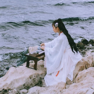 優(yōu)雅白衣女子頭像，唯美古風(fēng)女子真人頭像