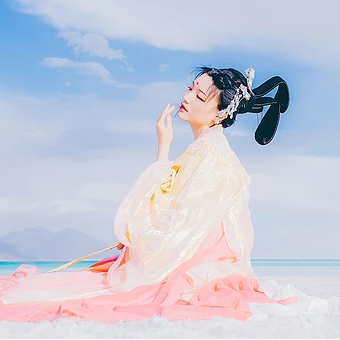 冰雪美人飄逸唯美頭像，唯美古風(fēng)女子頭像