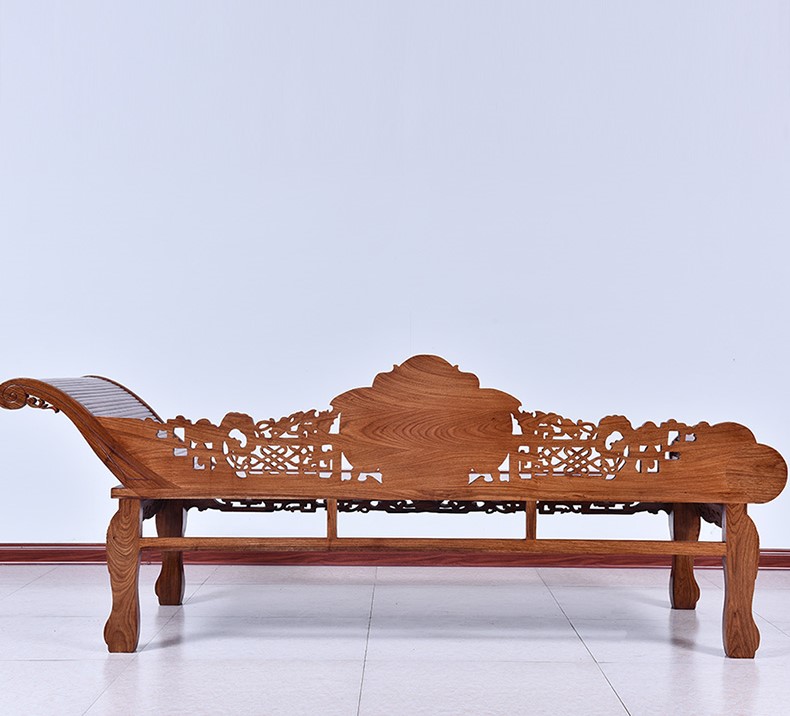 中式花梨木羅漢床，實(shí)木中式床貴妃榻