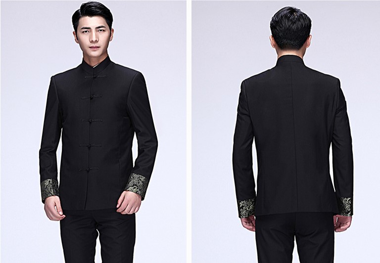 家佳樂文學(xué)休閑立領(lǐng)中山裝，時(shí)尚復(fù)古國(guó)風(fēng)唐裝